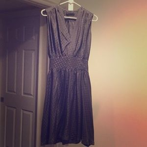 Grey silk balenciaga dress